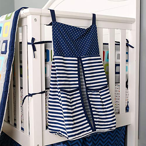 Gray Navy Geometry Square Crib Bedding Set, 10 Piece Cotton Blend Nursery Ensemble, 84 x 107 CM 6 Product: 10 PCs Gray Navy Geometry Square Nursery Crib Bedding Set Baby Boy Baby Girl Colorful Square Theme Cot Bedding Set