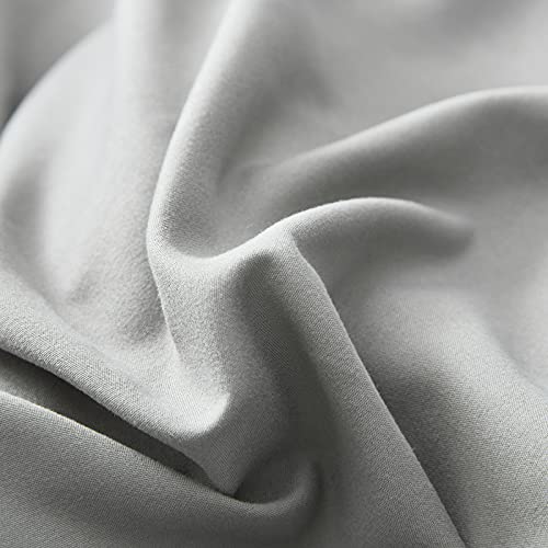Gray Ruffle Crib Bedding Set, Quilted Comforter Fitted Sheet Pillowcase, 3 Piece Nursery Set, Standard Crib Mattress 5 Product: 3 Pieces Crib Bedding Set Baby Ruffle Quilted Comforter with Fitted Sheet and Pillowcase - Cute Ruffled Shabby Chic Bedding Soft Blanket Design Gray