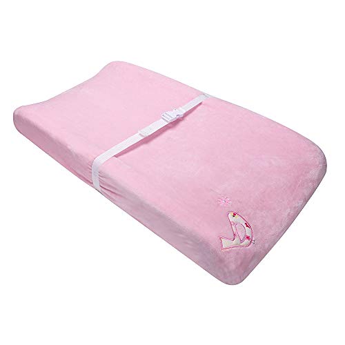 Product: 5 PCs Pink Butterfly Nursery Crib Bedding Set Cotton Embroidery 3 D Butterfly Baby Girl Cot Bedding Set 1 Quilt 1 Fitted Sheet 1 Skirt 1 Changing Pad Cover Sheet 1 Diaper Organizer