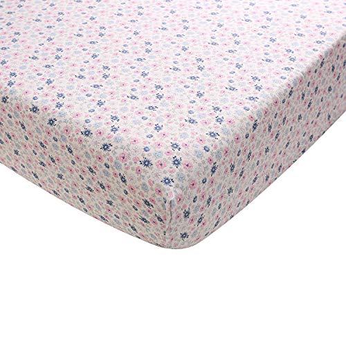 Product: 5 PCs Pink Butterfly Nursery Crib Bedding Set Cotton Embroidery 3 D Butterfly Baby Girl Cot Bedding Set 1 Quilt 1 Fitted Sheet 1 Skirt 1 Changing Pad Cover Sheet 1 Diaper Organizer