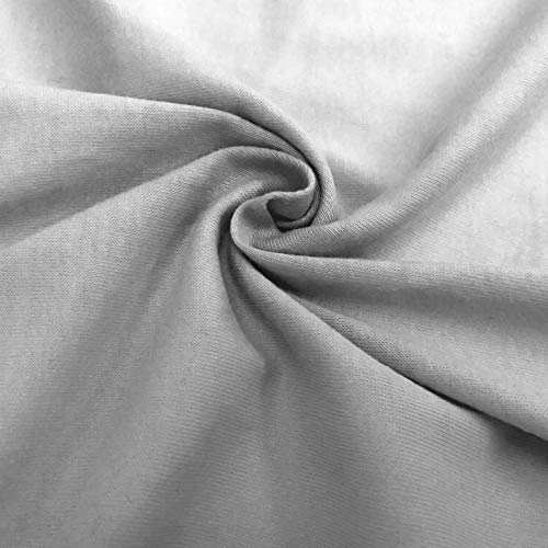 Cotton Jersey Knit Toddler Sheet Set Gray, American Baby Company, 28x52 Inch 2 Product: American Baby Company 100% Natural Cotton Jersey Knit Toddler Sheet Set, Gray, Soft Breathable, for Boys and Girls , 28x52 Inch (Pack of 1)