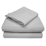 Product: American Baby Company 100% Natural Cotton Jersey Knit Toddler Sheet Set, Gray, Soft Breathable, for Boys and Girls , 28x52 Inch (Pack of 1)