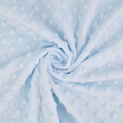Product: American Baby Company Heavenly Soft Minky Dot 3-Piece Mini/Portable Crib Bedding Set, Blue, for Boys and Girls