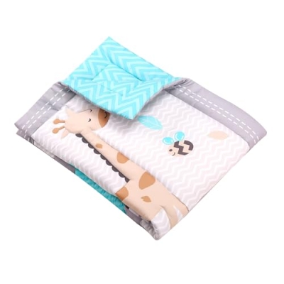 Baby Bees Animals Crib Bedding Set, Boys Girls 4 Piece Nursery Set, Quilt Sheet Dust Ruffle Wall Decal, Standard Size Crib 52x28 15 Product: Baby Bees Animals 4 Pieces Crib Bedding Sets for Boys and Girls | Baby Bedding Crib Set of Sheet, Quilt, Dust Ruffle & Wall Decal Set for Standard Size