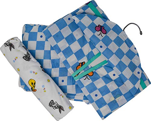 Baby Looney Tunes Nursery Accessory Set, Crib Skirt, Flannel Receiving Blanket, Diaper Stacker, 30x40in 12.5x23in 28x52in 3 Product: Baby Looney Tunes 3 Piece Garden Party Accessory Set - Crib Skirt, Flannel Receiving Blanket, Diaper Stacker