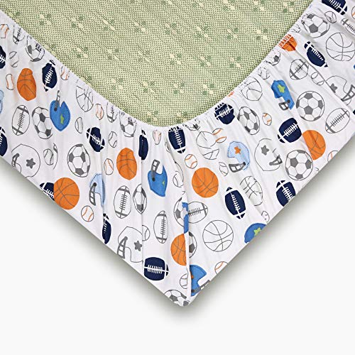 Product: Baby Spark All-Star MVP 3pc Soft Cotton Crib Bedding Set