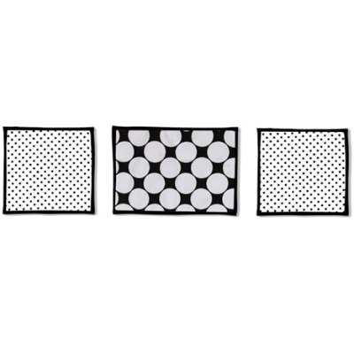Bacati Black White Crib Bedding Set, Dots Stripes 10 Piece, 2 Fitted Sheets, Breathable Cotton Percale, 10 pc 14 Product: Bacati - Dots Stripes Black White 10 pc Crib Bedding Set with 2 Crib Fitted Sheets