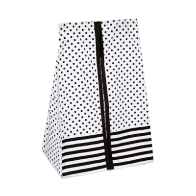 Bacati Black White Crib Bedding Set, Dots Stripes 10 Piece, 2 Fitted Sheets, Breathable Cotton Percale, 10 pc 13 Product: Bacati - Dots Stripes Black White 10 pc Crib Bedding Set with 2 Crib Fitted Sheets