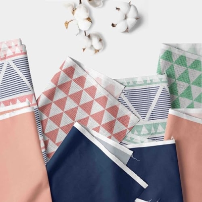Bacati Girls Triangles Coral Navy Crib Bedding Set, 10 Piece Nursery Set, 4 Swaddling Blankets, 100% Muslin Percale 10 Piece 9 Product: Bacati - Girls Triangles Coral Navy 10 Piece Crib Bedding Set with 4 Swaddling Blankets