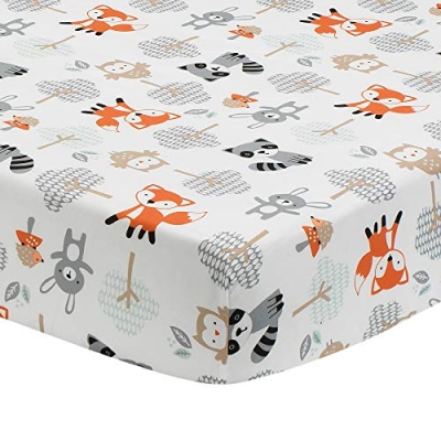 Bedtime Originals Woodland Friends Crib Bedding Set, Multicolor Woodland Nursery, 3 Piece Baby Bedding 10in Drop 11 Product: Bedtime Originals Woodland Friends 3Piece Crib Bedding Set, Multicolor