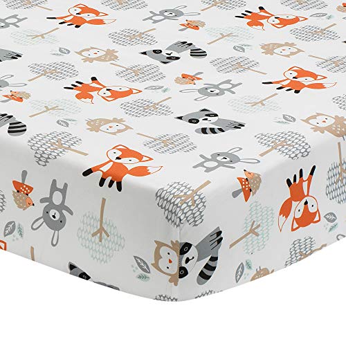 Bedtime Originals Woodland Friends Crib Bedding Set, Multicolor Woodland Nursery, 3 Piece Baby Bedding 10in Drop 3 Product: Bedtime Originals Woodland Friends 3Piece Crib Bedding Set, Multicolor