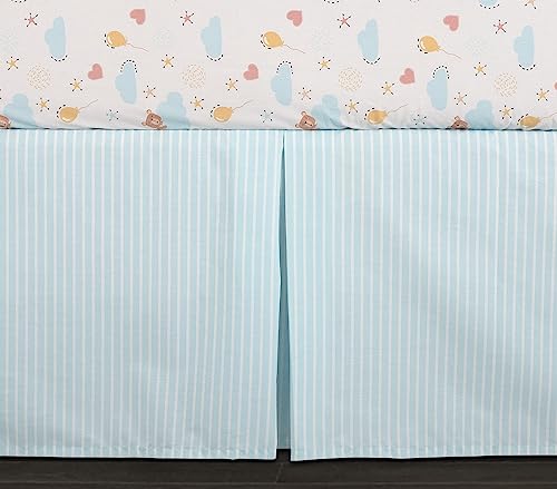 Baby Toddler Crib Bedding Set, Bedward Dreaming of Tomorrow 100C20213, 3 Piece 36x45in 28x52in 4 Product: Bedward 100 Percent Cotton (Excluding Quilt Filling) 3 Piece Baby, Toddler Crib Bedding Set ; Includes Fitted Sheet, Bed Skirt and Comforter Quilt for Nursery (Dreaming of Tomorrow) 100C20213