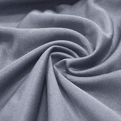 Microfiber Fitted Crib Sheets, Solid Grey Navy, Soft 2 Pack, Standard Crib Mattress 52 x 28 x 8 in 4 Product: Biloban Crib Sheets Fitted for Boys, 2 Pack Crib Sheet Fits for Standard Crib Mattress, Neutral Toddler Bed Sheets Girl, Grey & Navy, 52”X 28”