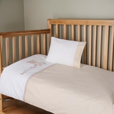 Product: BLOOMSTAR 100% Cotton Baby Crib Bedding Set – 2-Piece Soft & Breathable Toddler Duvet Cover (40x48”) + Pillowcase (12x18”), Safe Zipper, Machine Washable, Cozy Infant Quilt Cover for Boys & Girls