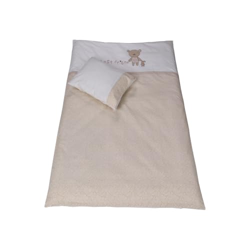 Product: BLOOMSTAR 100% Cotton Baby Crib Bedding Set – 2-Piece Soft & Breathable Toddler Duvet Cover (40x48”) + Pillowcase (12x18”), Safe Zipper, Machine Washable, Cozy Infant Quilt Cover for Boys & Girls