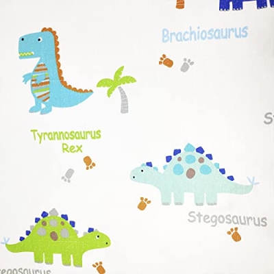 Product: Brandream 3 Piece Baby Crib Bedding Set for Boys - 100% Cotton - Newborn, Infant & Toddler Nursery Bed Set Decor with Fitted Crib Sheet, Dust Ruffle, Crib Comforter - Dinosaur Dreams