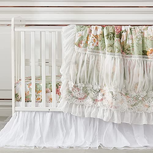 Product: Brandream 4-Piece Crib Bed Skirt & Crib Bedding Set 100% Cotton Baby Nursery Bedding Set