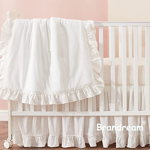 Product: Brandream 4-Piece Crib Bed Skirt & Crib Bedding Set 100% Cotton Baby Nursery Bedding Set