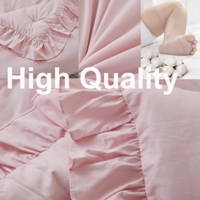 Product: Brandream 4-Piece Crib Bed Skirt & Crib Bedding Set 100% Cotton Farmhouse Baby Nursery Bedding Set