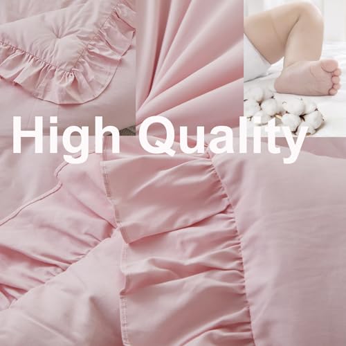 Product: Brandream 4-Piece Crib Bed Skirt & Crib Bedding Set 100% Cotton Farmhouse Baby Nursery Bedding Set