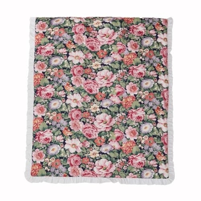 Girls Crib Bedding Set, Blossom Flower Floral Print, Ruffle, 100% Cotton, 6 Piece Nursery Decor, 14x14in System, 45x36in 8 Product: Brandream 6-Piece Girls Crib Bedding Set Blossom Flower Floral Print Ruffle Baby Nursery Bedding Set,100% Cotton