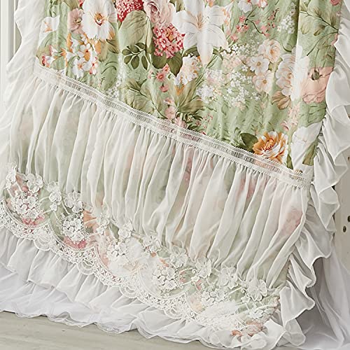 Product: Brandream 6PCs Baby Girls Crib Bedding Set Super Soft 100% Cotton 2 Packs Crib Set Luxury Floral 2 Packs Crib Set