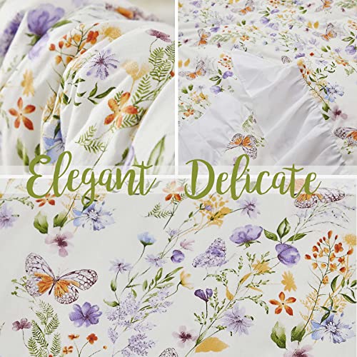 Product: Brandream 6PCs Baby Girls Crib Bedding Set Super Soft 100% Cotton 2 Packs Crib Set Luxury Floral 2 Packs Crib Set