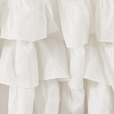 Cotton Crib Sheet Crib Bed Skirt, Lilium Rose Floral White Nursery Bedding Set, Standard Crib Toddler Mattress 52x28in 17 Product: Brandream Crib Sheet & Crib Bed Skirt 100% Cotton Lilium Rose Floral Solid White Dust Ruffle Crib Skirt Baby Nursery Bedding Set