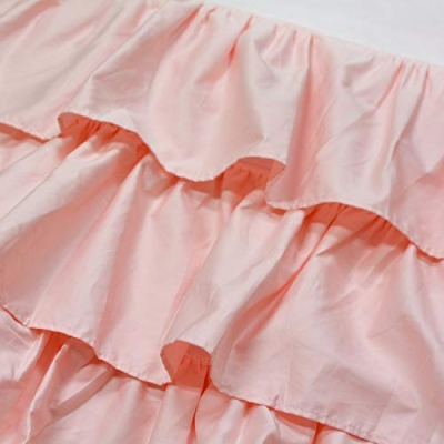 Product: Brandream Floral Crib Bedding Set for Girls Soft Egyptian Cotton Nursery Bedding Comforter Skirt Set 8 Pieces- Luxury Watercolor Blossom Flowers Blush Pink Peach
