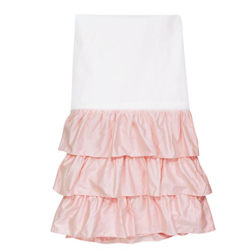 Product: Brandream Floral Crib Bedding Set for Girls Soft Egyptian Cotton Nursery Bedding Comforter Skirt Set 8 Pieces- Luxury Watercolor Blossom Flowers Blush Pink Peach