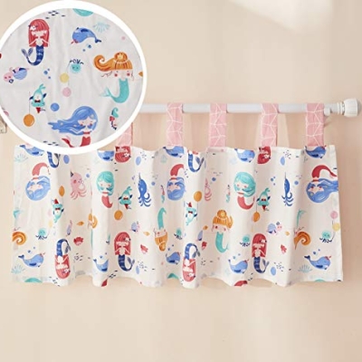 Product: Brandream Girls Nursery Bedding Pink Mermaid Princess Baby Crib Bedding Nautical Ocean Animal Newborn Blanket Set, 100% Cotton