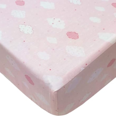 Pink Unicorn Crib Bedding Set for Girls, 3 Piece Cotton Nursery Bedding, Plush Blanket, Fitted Sheet, Ruffle Skirt, 3pc 13 Product: Brandream Pink Unicorn Crib Bedding Sets for Girls Rainbow Baby Nursery Bedding Lovely Princess Cotton Blanket Set, 3 Piece