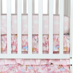 Product: Brandream Pink Unicorn Crib Bedding Sets for Girls Rainbow Baby Nursery Bedding Lovely Princess Cotton Blanket Set, 3 Piece