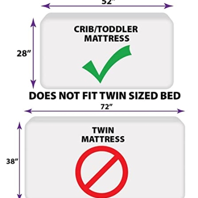CARTERS Toddler Bedding Set, Rainbow Unicorn Pink Aqua White, 4 Piece, Crib Toddler Mattress, 4 Piece Set 17 Product: CARTERS Rainbow Unicorn 4 Piece Toddler Bedding Set, Pink, Aqua, White