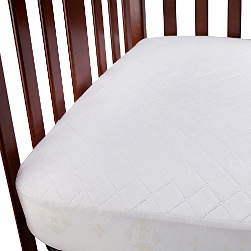 Carter’s Waterproof Fitted Crib Mattress Pad, Soft White Baby Toddler Mattress Protector, 20.5cm 1 Product: Carters Waterproof Fitted Crib Mattress Pad and Toddler Crib Mattress Protector - Baby Crib Mattress Cover - Protective Sheet for Boys and Girls Bedding Sets White