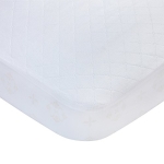 Product: Carters Waterproof Fitted Crib Mattress Pad and Toddler Crib Mattress Protector - Baby Crib Mattress Cover - Protective Sheet for Boys and Girls Bedding Sets White