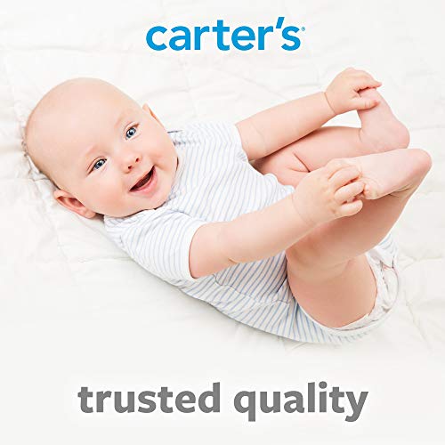 Carter’s Waterproof Fitted Crib Mattress Pad, Soft White Baby Toddler Mattress Protector, 20.5cm 5 Product: Carters Waterproof Fitted Crib Mattress Pad and Toddler Crib Mattress Protector - Baby Crib Mattress Cover - Protective Sheet for Boys and Girls Bedding Sets White