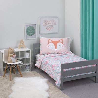 Product: CARTERS - Woodland Girl - 4pc Toddler Bed Set