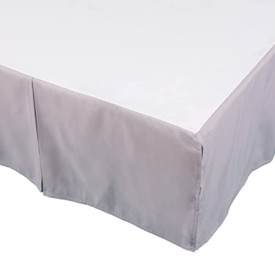 Product: CaSaJa Original Crib Sheet and Skirt Set for Baby Boy Girl, Breathable Soft Nursery Crib Bedding Set Standard, 14” Drop Pleated Bedskirt Lt Gray, 9” Deep Pocket Fitted Mattress Bed Sheet White