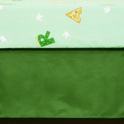 Dinosaur Crib Bedding Set for Boys, Green Nursery Comforter, 4 Piece Crib Sheet Collection, 52x28in 13 Product: Cloele Crib Bedding Set for Boys,4 Piece Dinosaur Baby Bedding Set,Standard Size Toddler Nursery Bedding Includes Comforter,Crib Skirt,Fitted Sheet&Pillowcase,Soft Dinosaur Blanket-Green