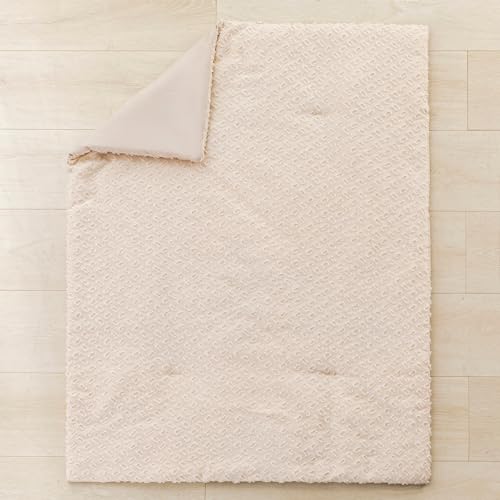 Beige Jacquard Tufted Geometric Crib Bedding Set, Modern Nursery Quilt Sheet Skirt, 3 Piece 3pc Set 3pc 4 Product: Cokouchyi 3 Piece Bedding Set for Boy Girls, Jacquard Tufted Geometric Crib Set, Includes Skirt, Blanket and Sheet, Baby Bedding, Beige