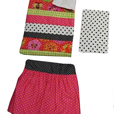 Cotton Tale Designs Tula 3 Piece Crib Bedding Set, Colorful Polka Dot Blossom Nursery Collection, TU3S 3 Piece 12 Product: Cotton Tale Designs 3 Piece Crib Bedding Set, Tula