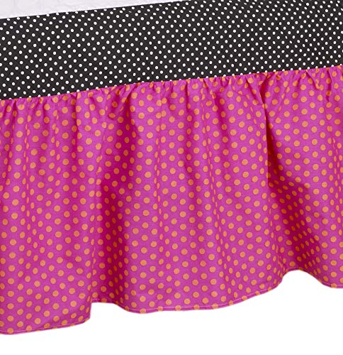 Cotton Tale Designs Tula 3 Piece Crib Bedding Set, Colorful Polka Dot Blossom Nursery Collection, TU3S 3 Piece 2 Product: Cotton Tale Designs 3 Piece Crib Bedding Set, Tula