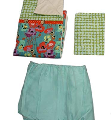 Cotton Tale Designs Lagoon 3 Piece Standard Crib Bedding Set, Turquoise Purple Orange Green, Cotton, 20.5cm 10 Product: Cotton Tale Designs Lagoon Standard Crib Set, 3 Piece, Turquoise/Purple/Orange/Green