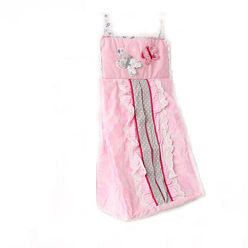 CribMATE Blush Pink Baby Girl Crib Bedding Set, 3D Butterfly Embroidery, 28 X 52, 9 Piece, 100% Cotton 4 Product: CribMATE 9 PCs Blush Pink Nursery Crib Bedding Set Baby Girl Embroidery 3 D Butterfly Baby Girl Cot Bedding Set, 28 X 52, (BPS9001)