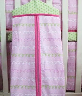 Product: CribMATE Pink Cake Nursery Crib Bedding Set for Girls Cotton Floral Cake Baby Girl Bedding Set 28 x 52 in