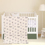 Product: CroBlissful 3 Pieces Mallard Duck Nursery Crib Bedding Set for Girls Boys Mallard Duck Baby Standard Size Bedding Sets with Comforter Fitted Sheet Crib Skirt