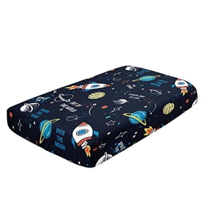 Product: Datura Home Crib Bedding Set - 3pcs Nursery Crib Bedding with Comforter, Sheet & Skirt, Watercolor Butterfly Printed for Baby Boys and Girls