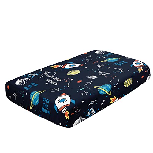Product: Datura Home Crib Bedding Set - 3pcs Nursery Crib Bedding with Comforter, Sheet & Skirt, Watercolor Butterfly Printed for Baby Boys and Girls