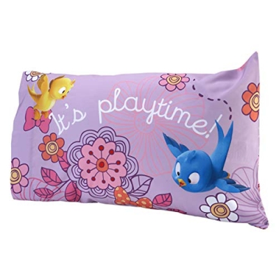Minnie Mouse Toddler Bedding Set, 4 Piece Quilt Sheets Pillowcase, Standard Toddler Bed 28x52in 12 Product: Disney 4 Piece Minnie's Fluttery Friends Toddler Bedding Set, Lavender